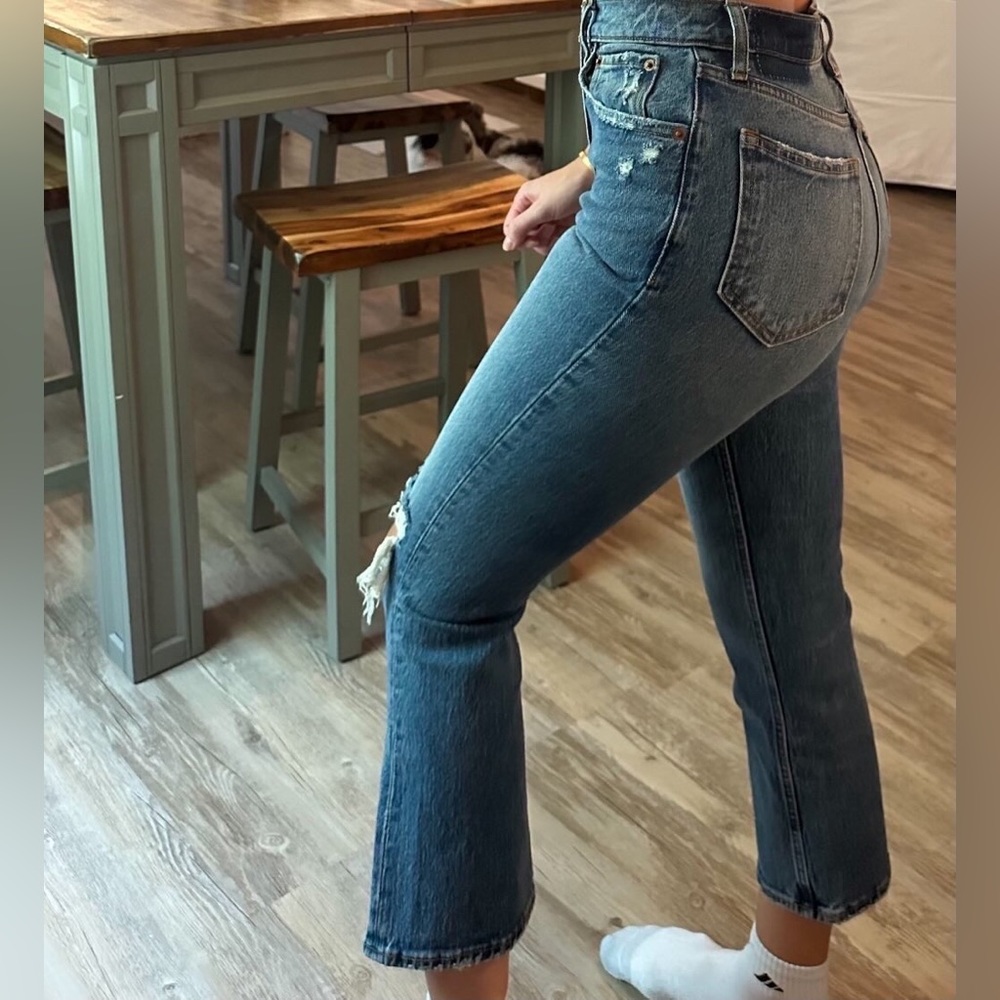 Abercrombie & Fitch high rise kick flare 25 R